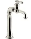 Kohler Vibrant Polished Nickel Artifacts Gentleman&s Bar Sink Faucet