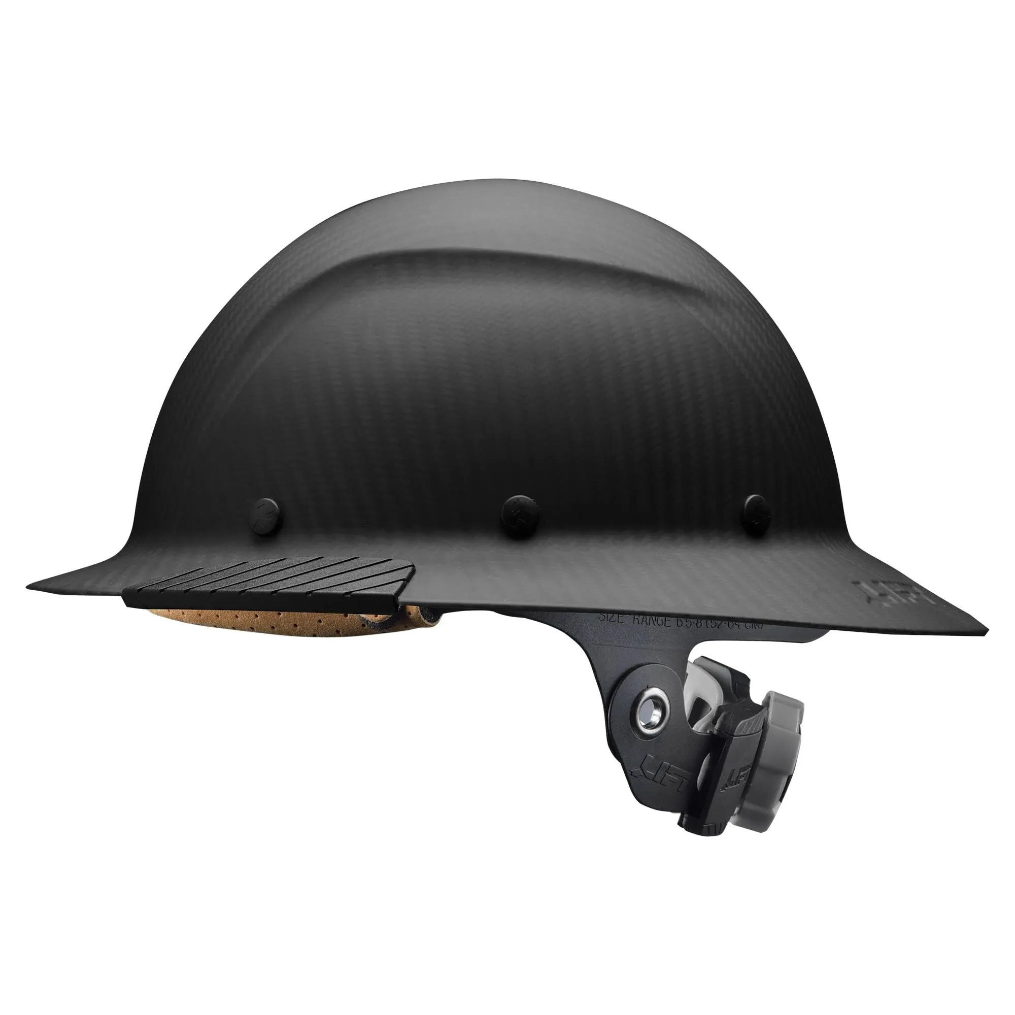 LIFT Safety HDFM-17KG Dax Carbon Fiber Composite Hard Hat - Matte Black