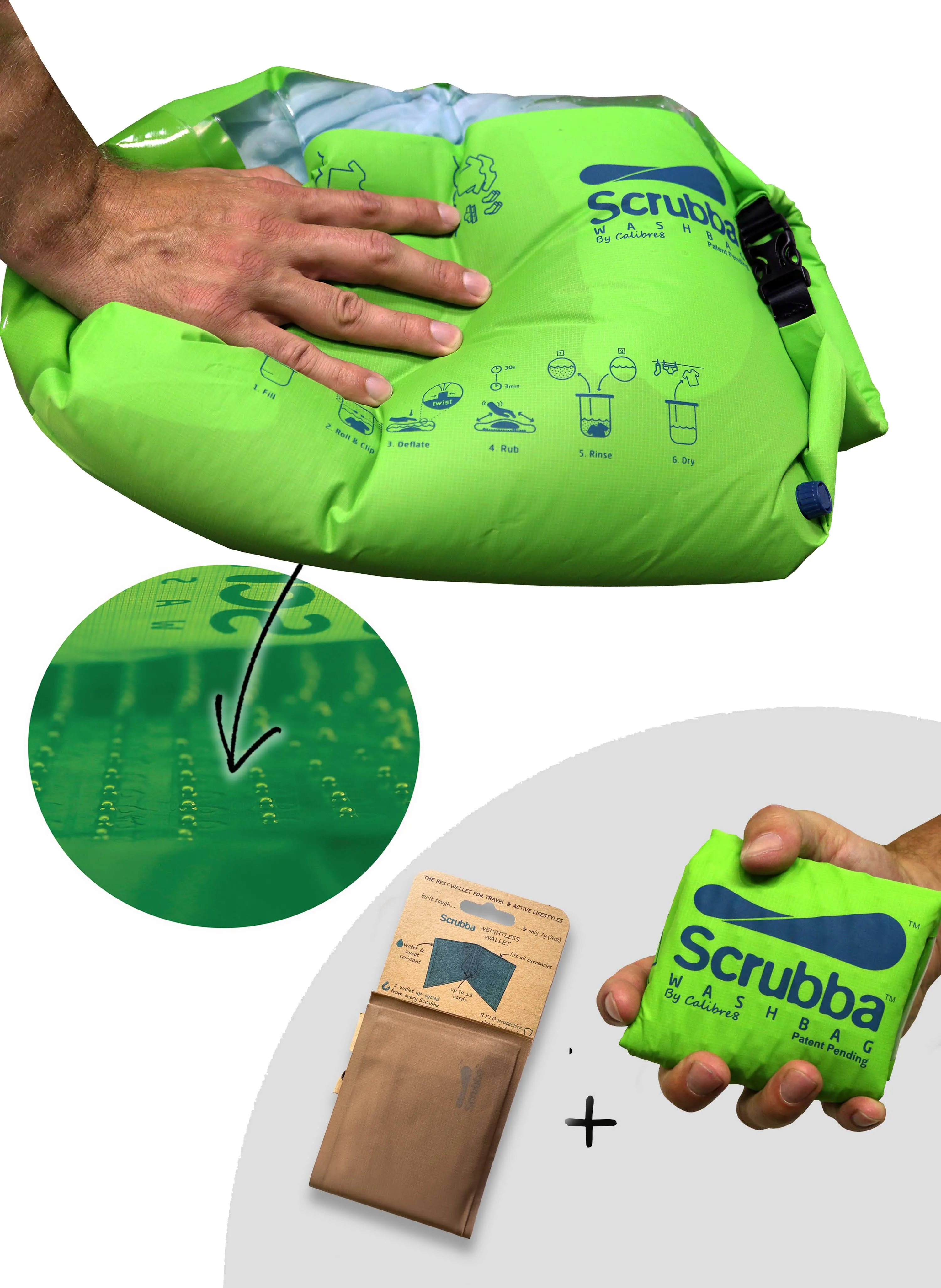 Scrubba Wash Bag - portable travel washing machine