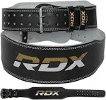 RDX Leather Weightlifting Fitness Gym Belt