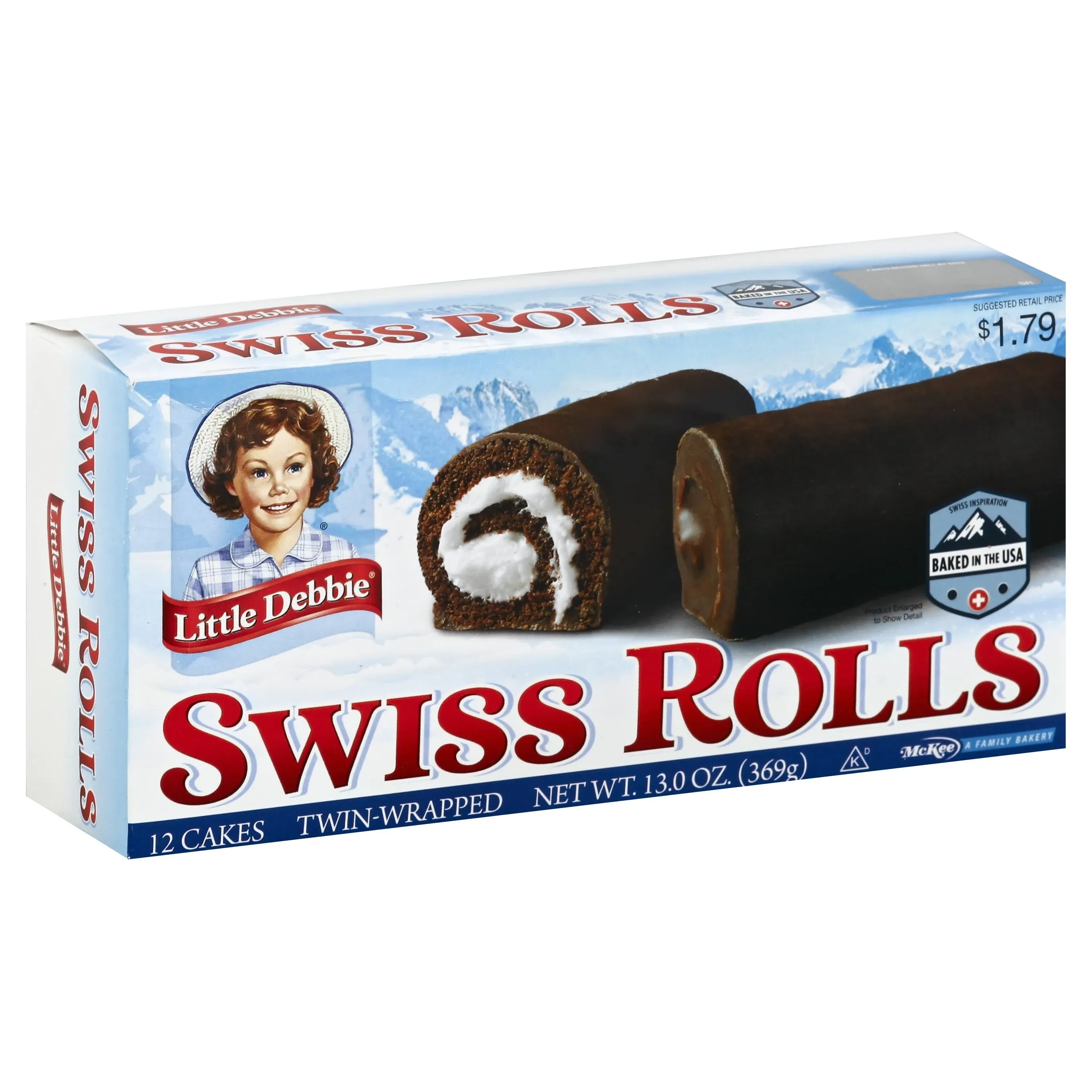 Little Debbie Swiss Cake Rolls (13 oz, 12 ct)