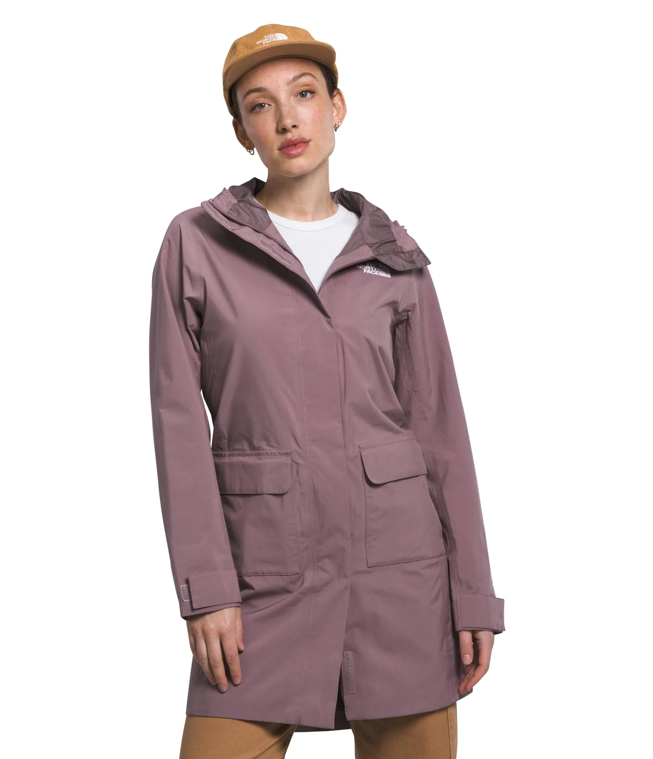 The North Face City Breeze Rain Parka II Women's Fawn Grey XXL