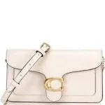 Coach Tabby Chain Clutch - Chalk