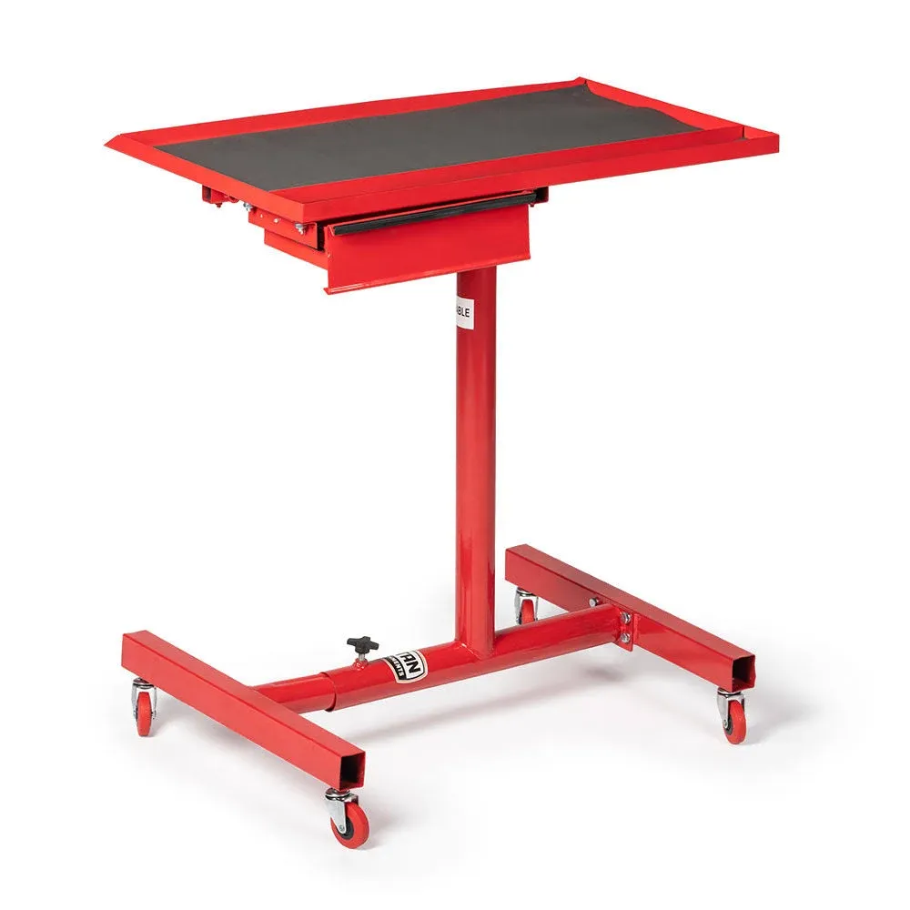 Rolling Work Table with Drawer | Adjustable