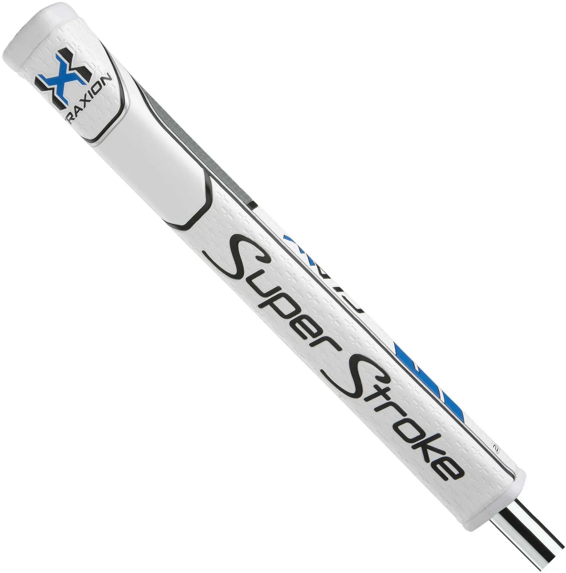 SuperStroke Traxion Claw 2.0 Putter Grip - White/Blue/Grey