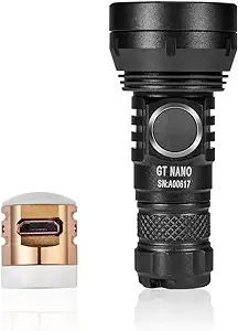 LUMINTOP GT Nano Keychain Flashlight 450 Lumens Mini Flashlight 300 Meters Beam Distance Compact Flashlight