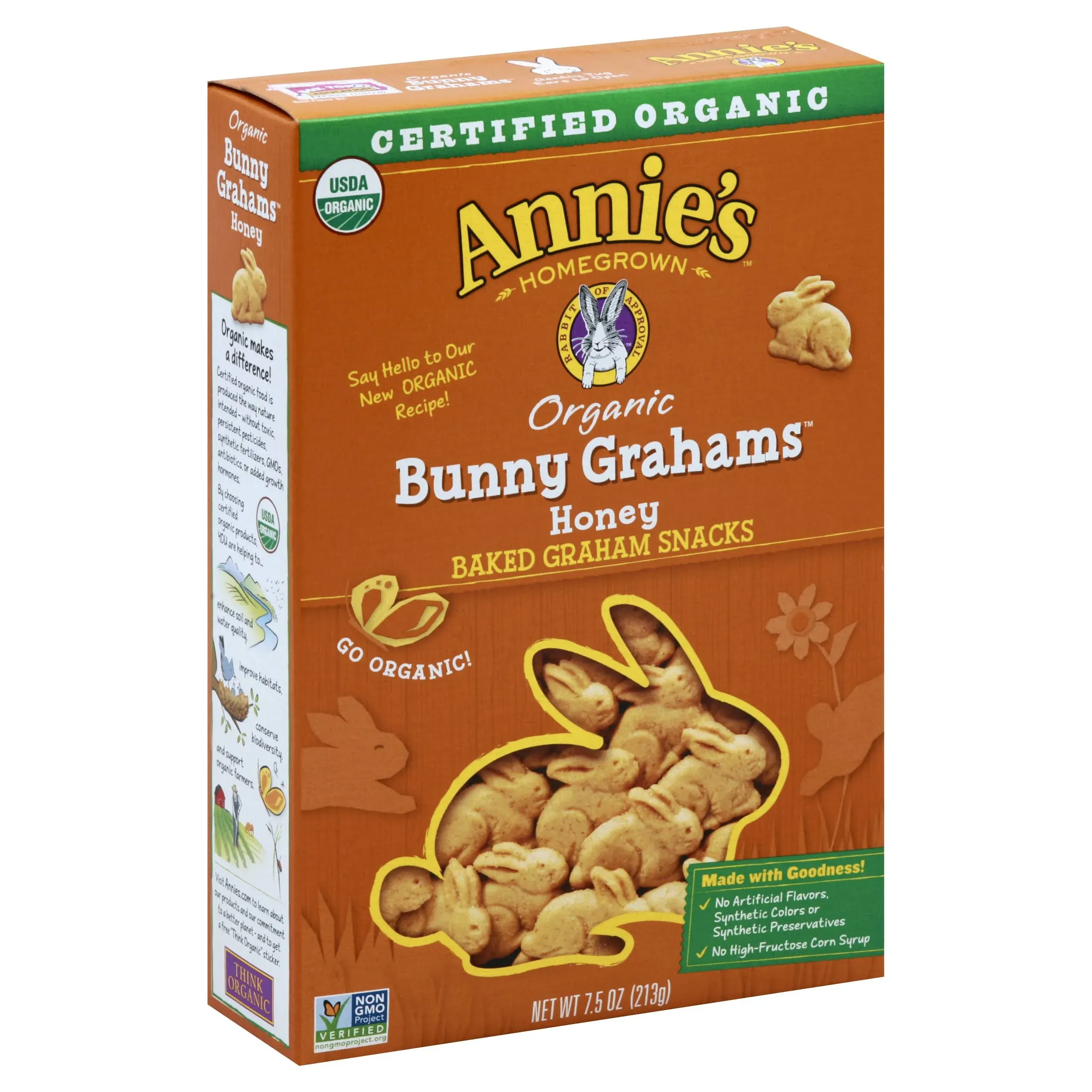 Annie's Organic Honey Bunny Grahams