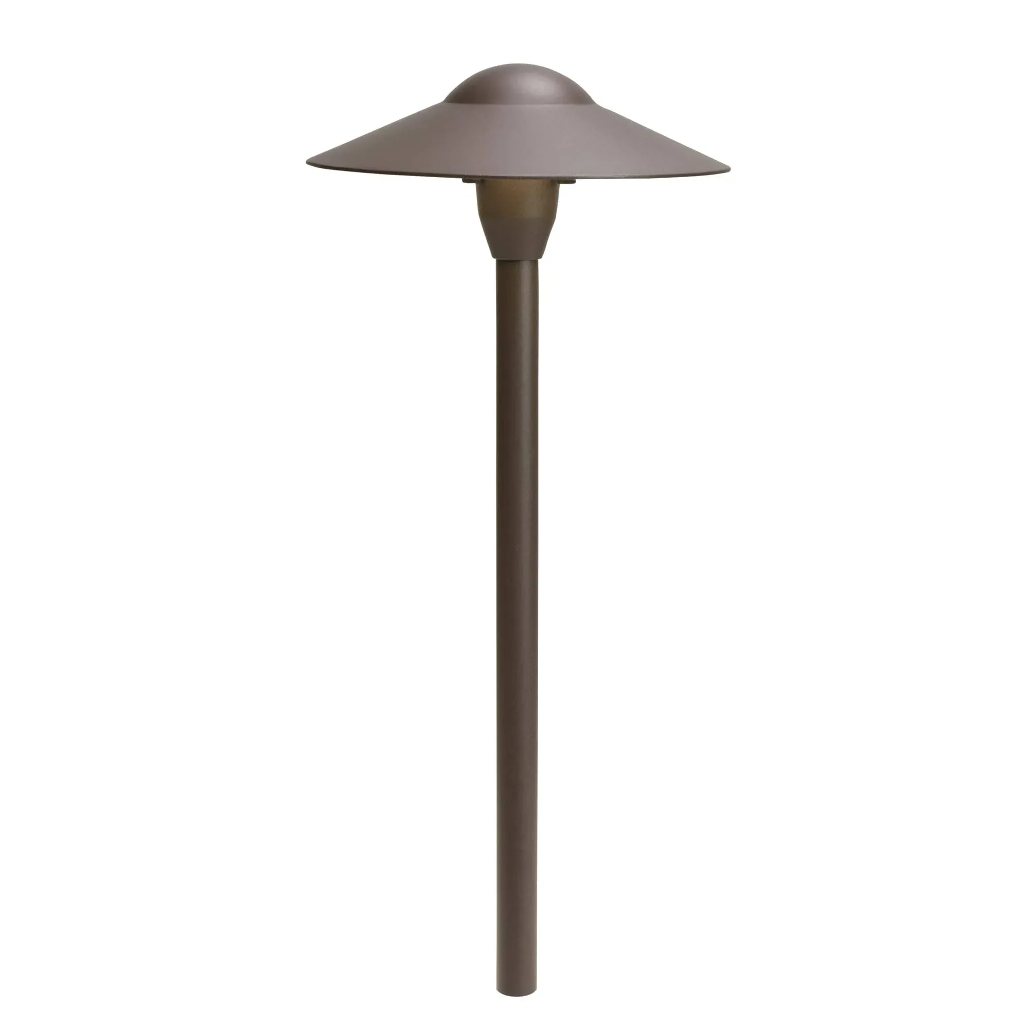 Kicher Landscape Path Lighting Fixture 15310AZT, 16.25 W,12 Volt,8.25" W x 21" H x 8.25" L, T5 Wedge Base, Architectural Bronze,Sidewalks,Pathways,Lawn,Condo,Hotel,Home,Corporate (4 Pack)