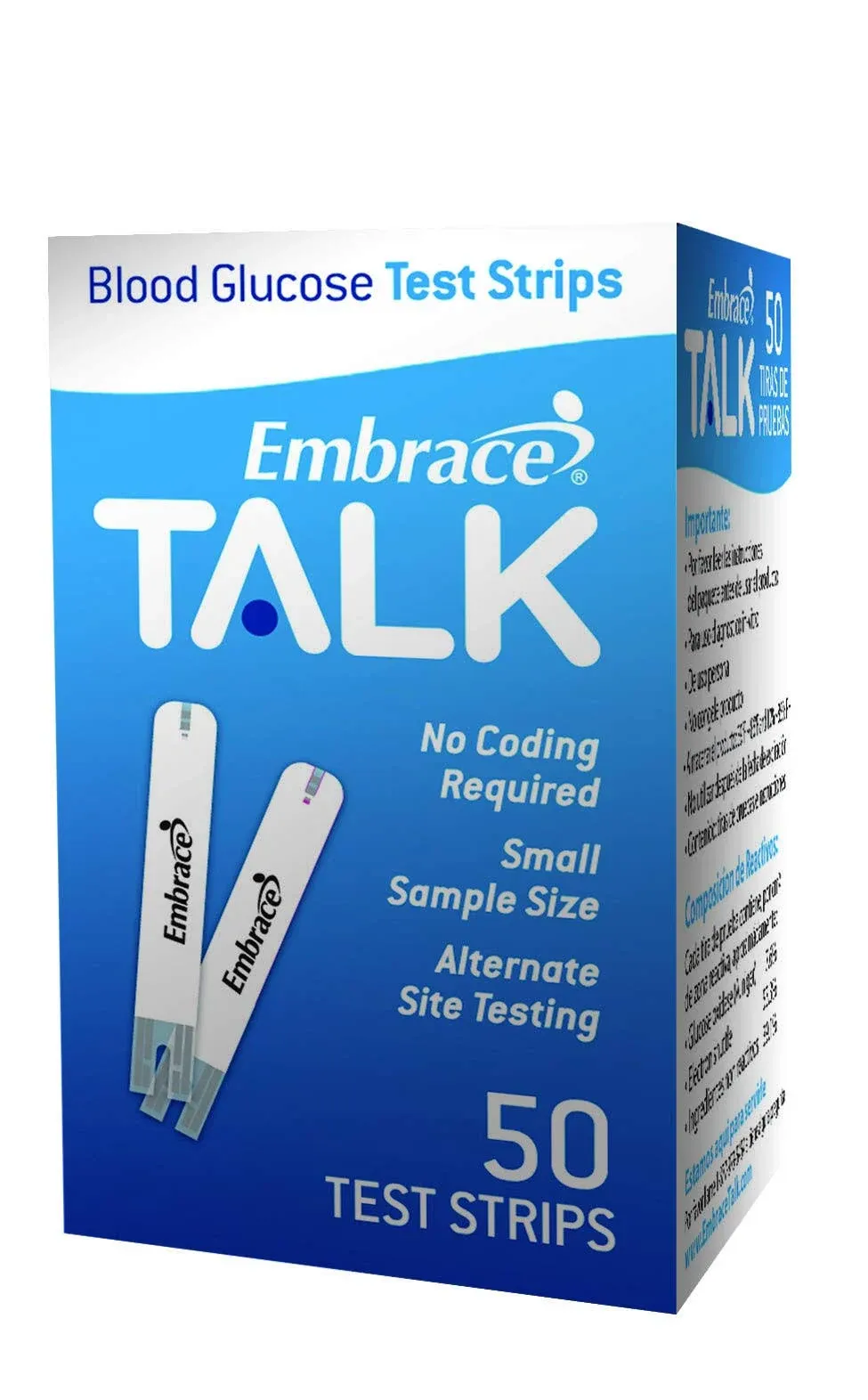 Omnis Health Embrace No-Code Talking Blood Glucose Meter Only For Glucose Care