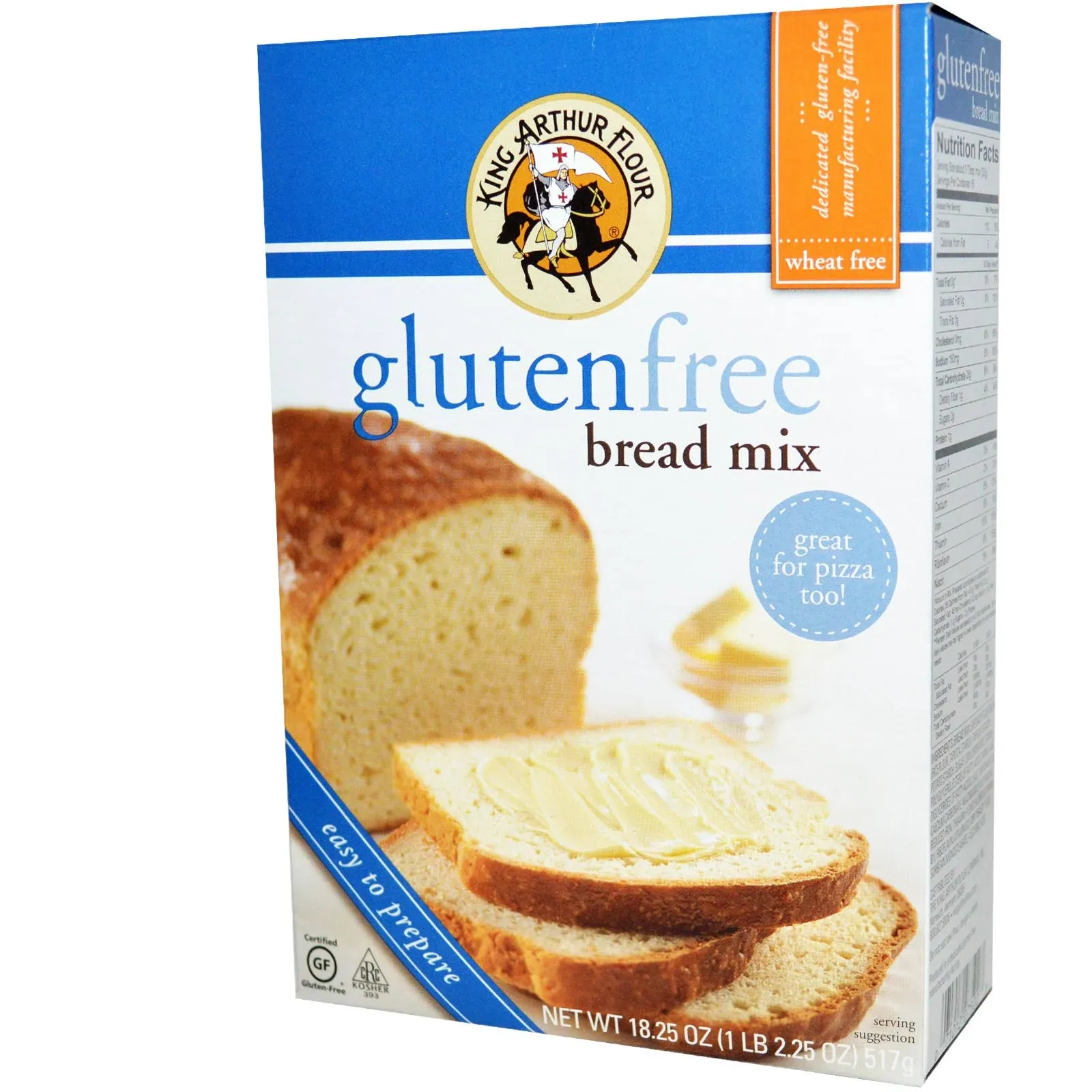 King Arthur Gluten Free Bread Mix - 18 oz box