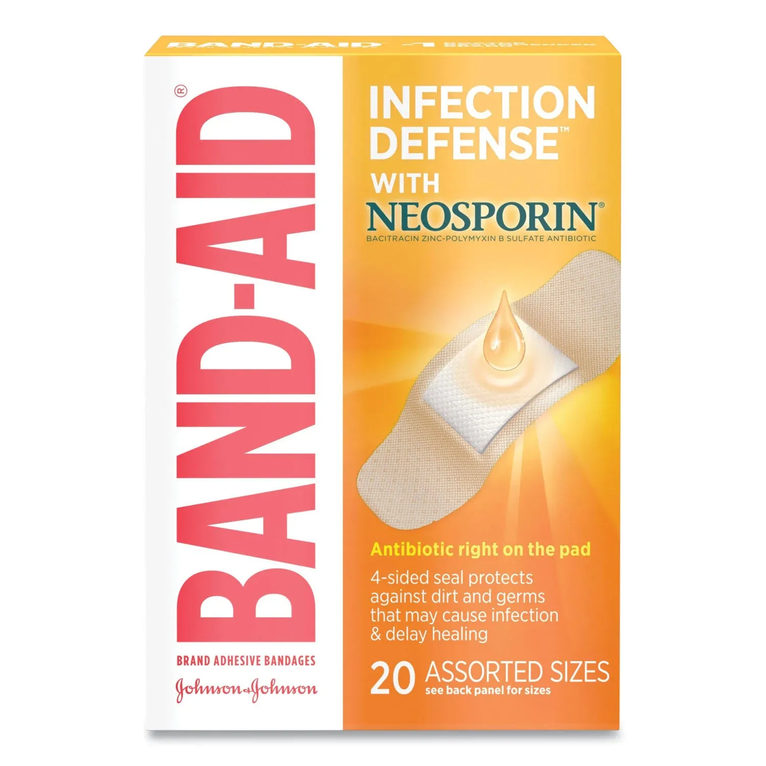 Band-Aid Antibiotic Adhesive Bandages