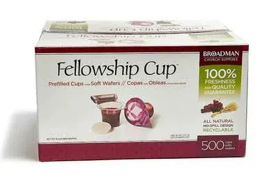 Fellowship Cup - Prefilled Communion Cups (500 Count)