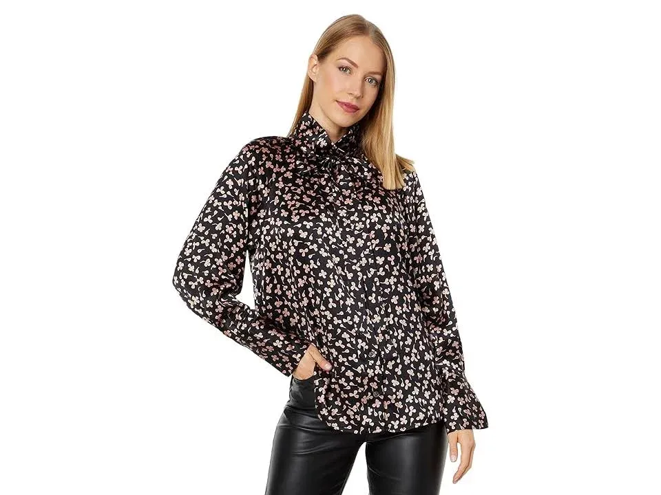 Equipment Womens Nela Silk Blouse, XS, Women's, Black