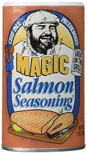 Salmon Magic Seasoning - 2 Pack (7oz Each) by Chef Paul Prudhomme's Magic Seasoning Blends