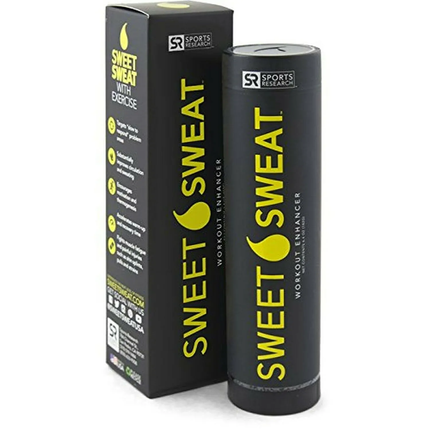 Sports Research- Sweet Sweat Workout Enhancer - 6.4 oz Sports Stick