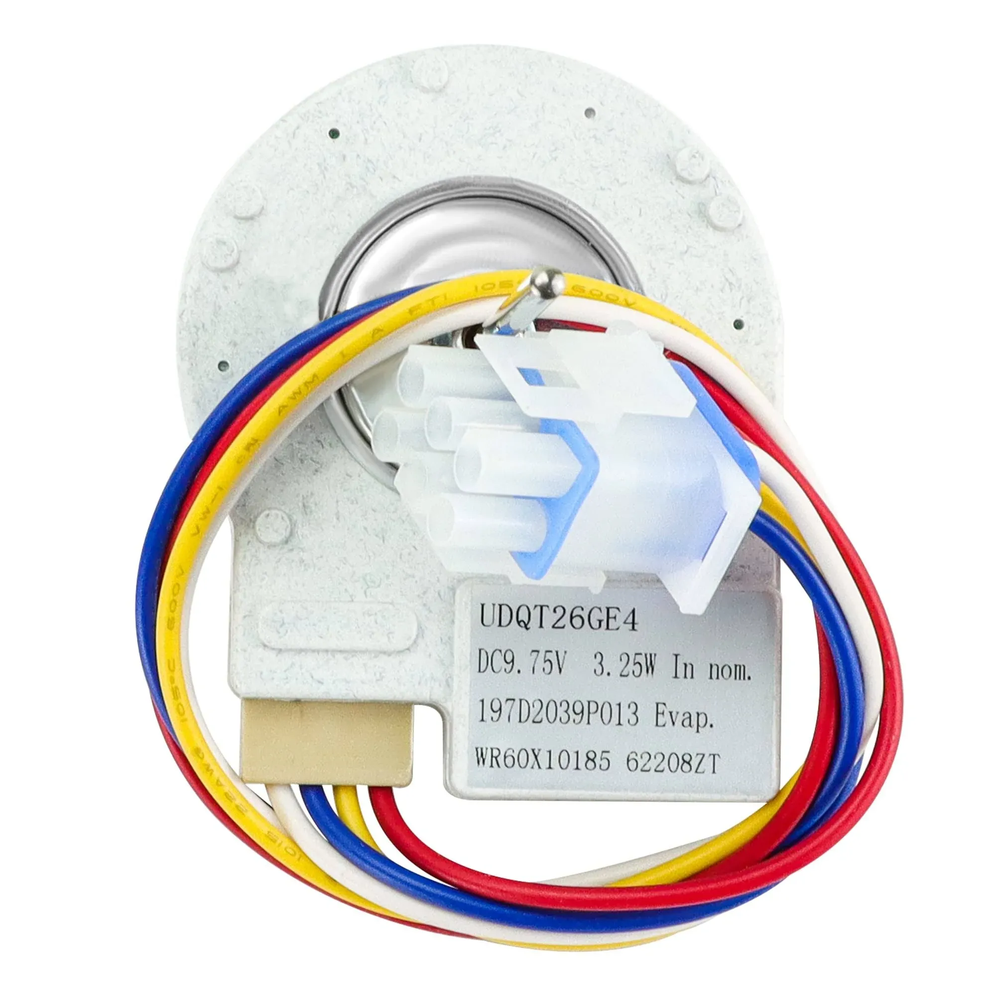 WR60X10185 Refrigerator Evaporator Fan Motor Replacement Part by Romalon Fit for G-E Hot-Point Refrigerators Replaces WR23X10353 WR23X10355 WR23X10364 PS1019114 AP3875639