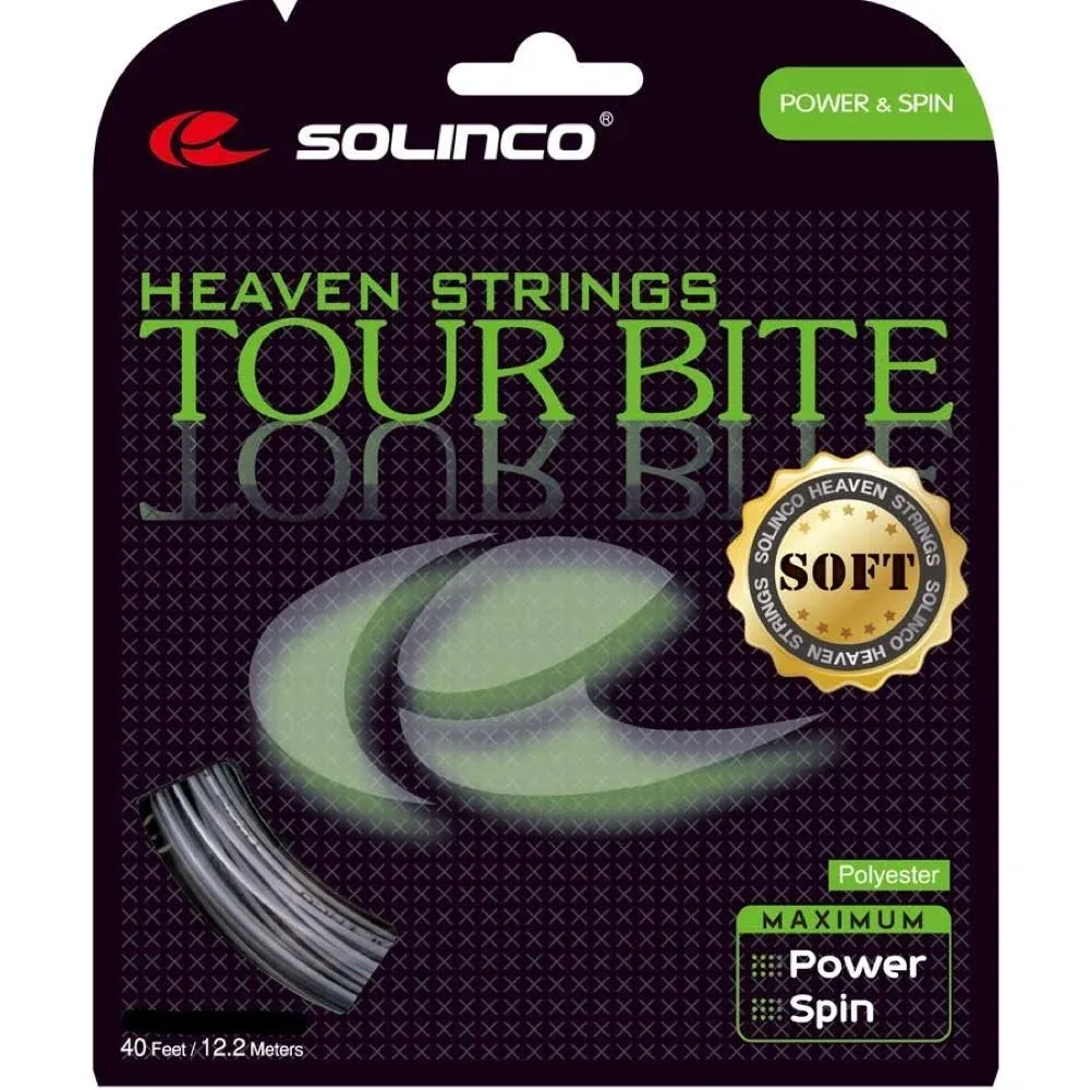 Solinco Tour Bite Soft 16L Silver Tennis String