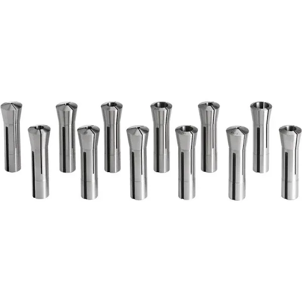 Steelex 12 Pc. R-8 Collet Set 1-8 to 7-8 M1079 - Default Title - ToolPlanet