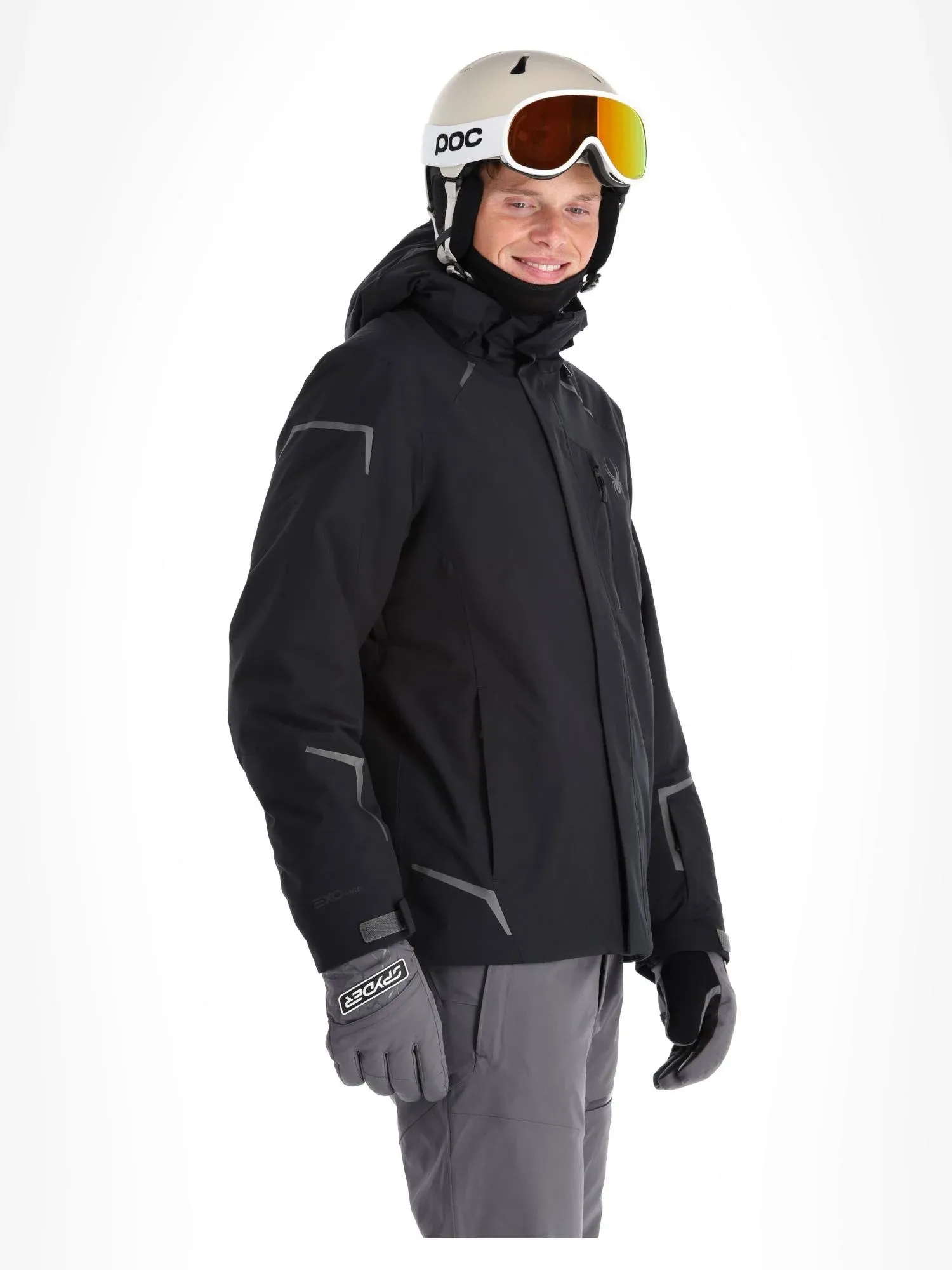 Spyder Men's Copper Insulated Ski Snow Hooded Jacket