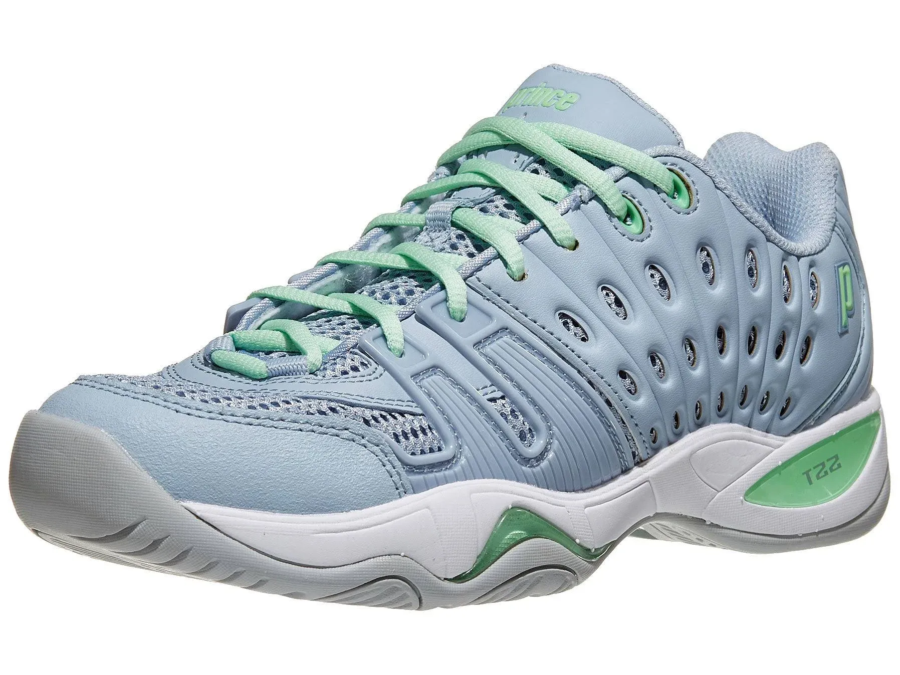 Prince T22 Grey/Mint Womens Shoes