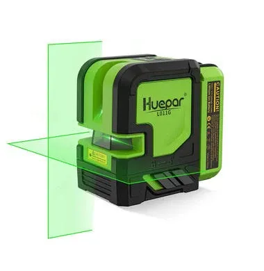 Huepar 9011G DIY Self-Leveling Green Cross Line Laser