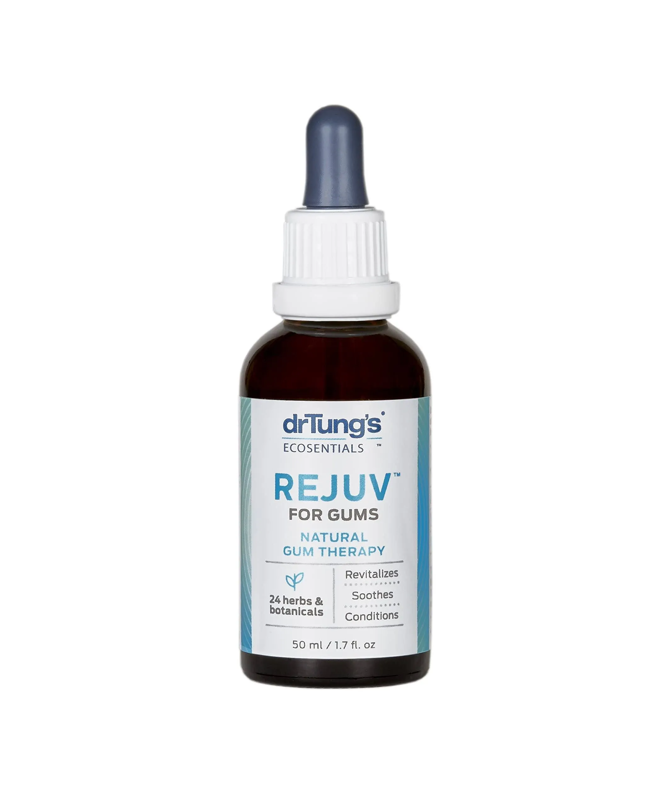 DrTung's REJUV for Gums - Natural Formula for Healthy Gums, 24 Herbs and botanicals, 1.7 Ounce