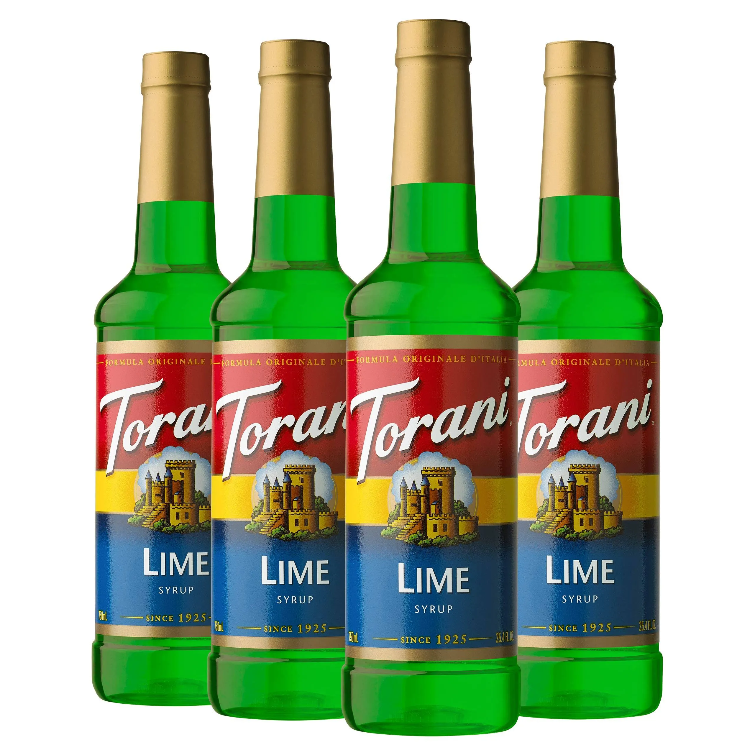 Torani Syrup, Lime, 25.4 Ounces (Pack of 4)