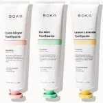 Boka Fluoride Free Toothpaste - Nano Hydroxyapatite, Remineralizing & Whitening - Dentist Recommended for Adult, Kids - Ela Mint