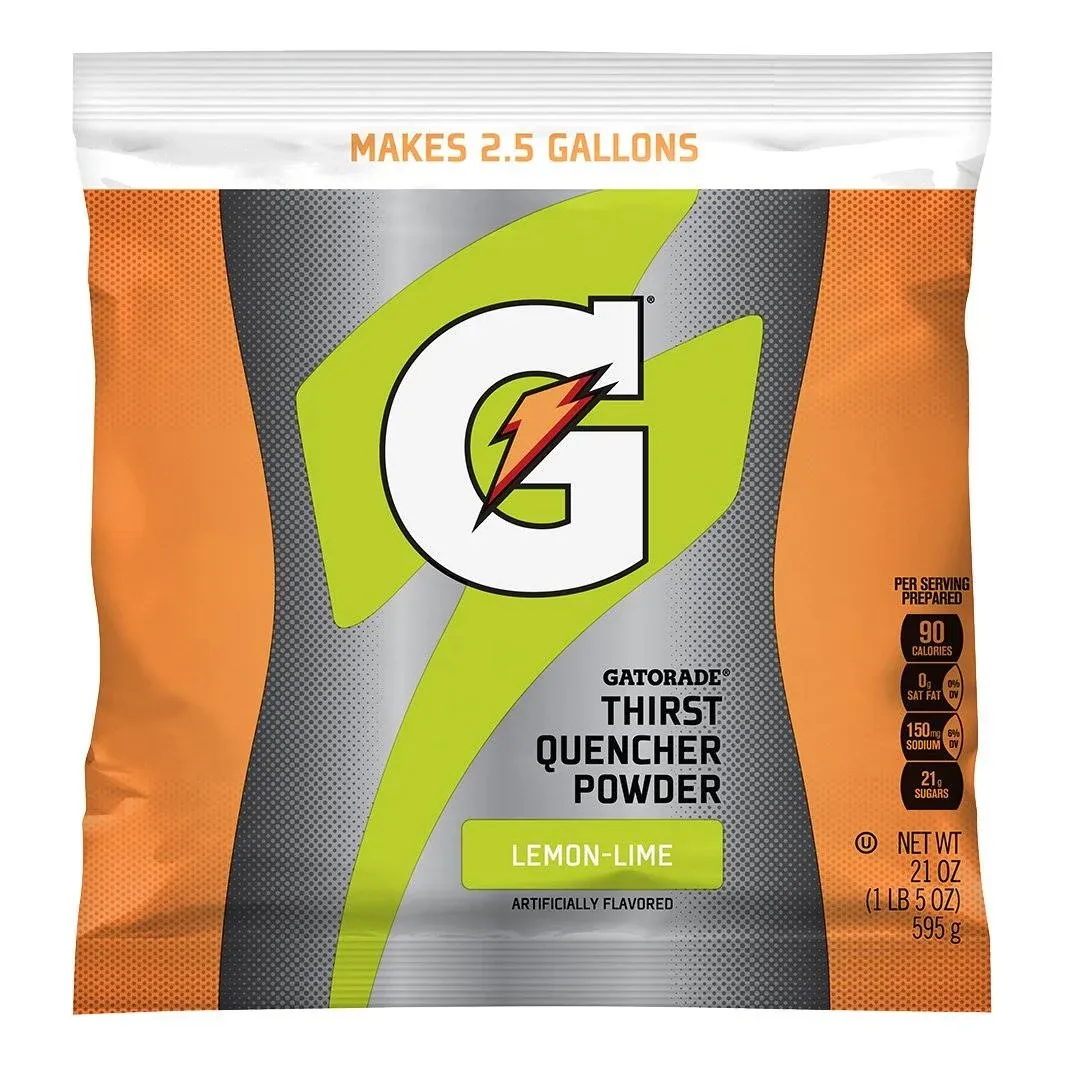 Gatorade Thirst Quencher Powder, Lemon Lime - 21 oz packet