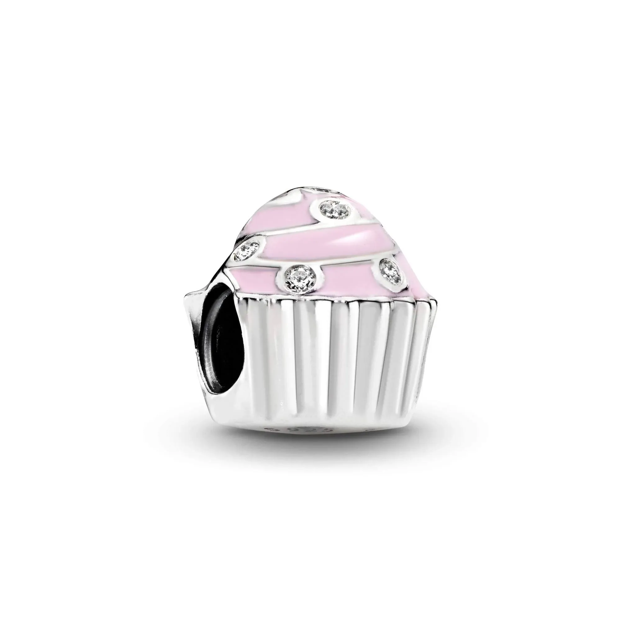 Authentic 925 Sterling Silver Sweet Cupcake Bead Bracelet With Clear CZ   Pink   1:1   Womens Catbird Jewelry Gift From Dorapang, $12.70 | DHgate.Com