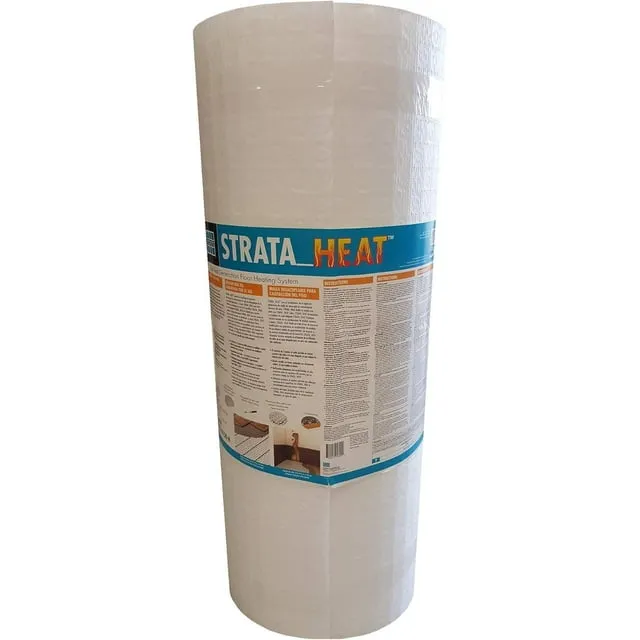 Laticrete 0179-0108-H Strata Heat Mat 1/8" Thick Floor Heating, Uncoupling Membrane Underlayment- 108 Sq ft Roll