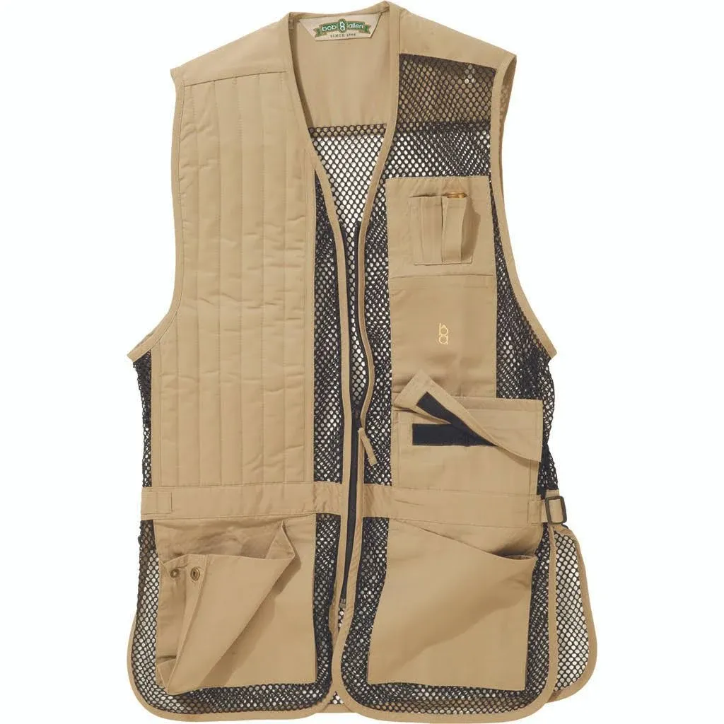 Bob Allen Full Mesh Shooting Vest Khaki X-Large