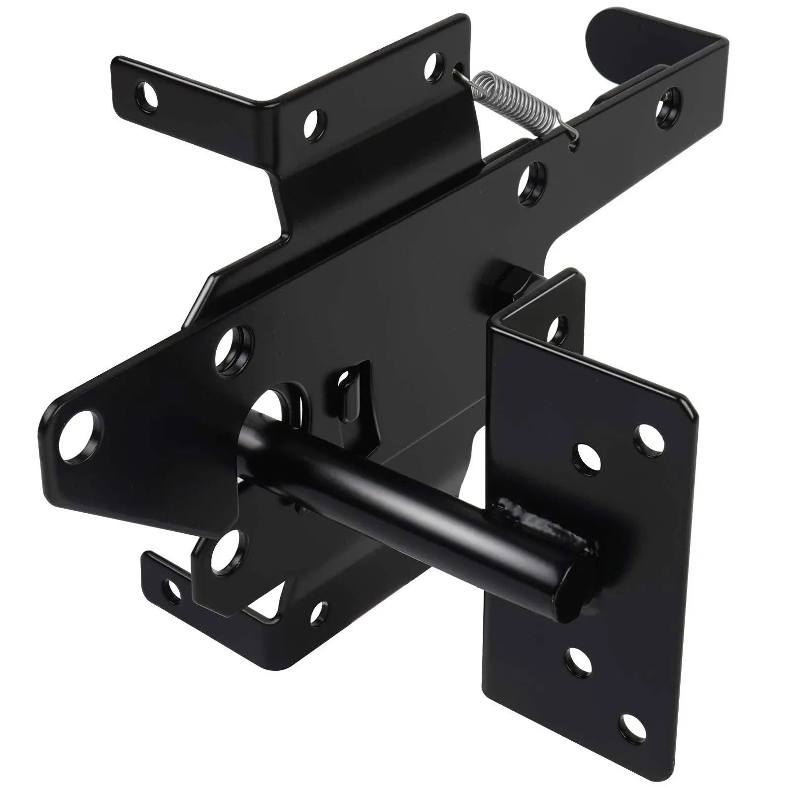 Post Mount Gate Latch for Wooden Fence - Heavy Duty Self Locking Gate Latch