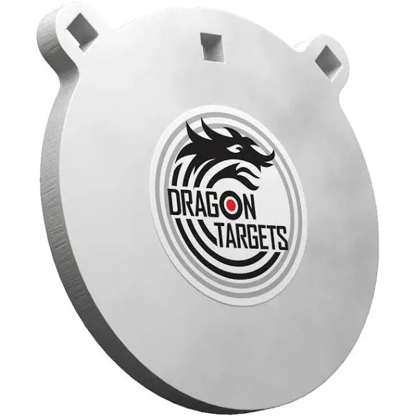 Dragon Targets 8" x 1/2" Gong AR500 Steel Shooting Target 1/2" Thick