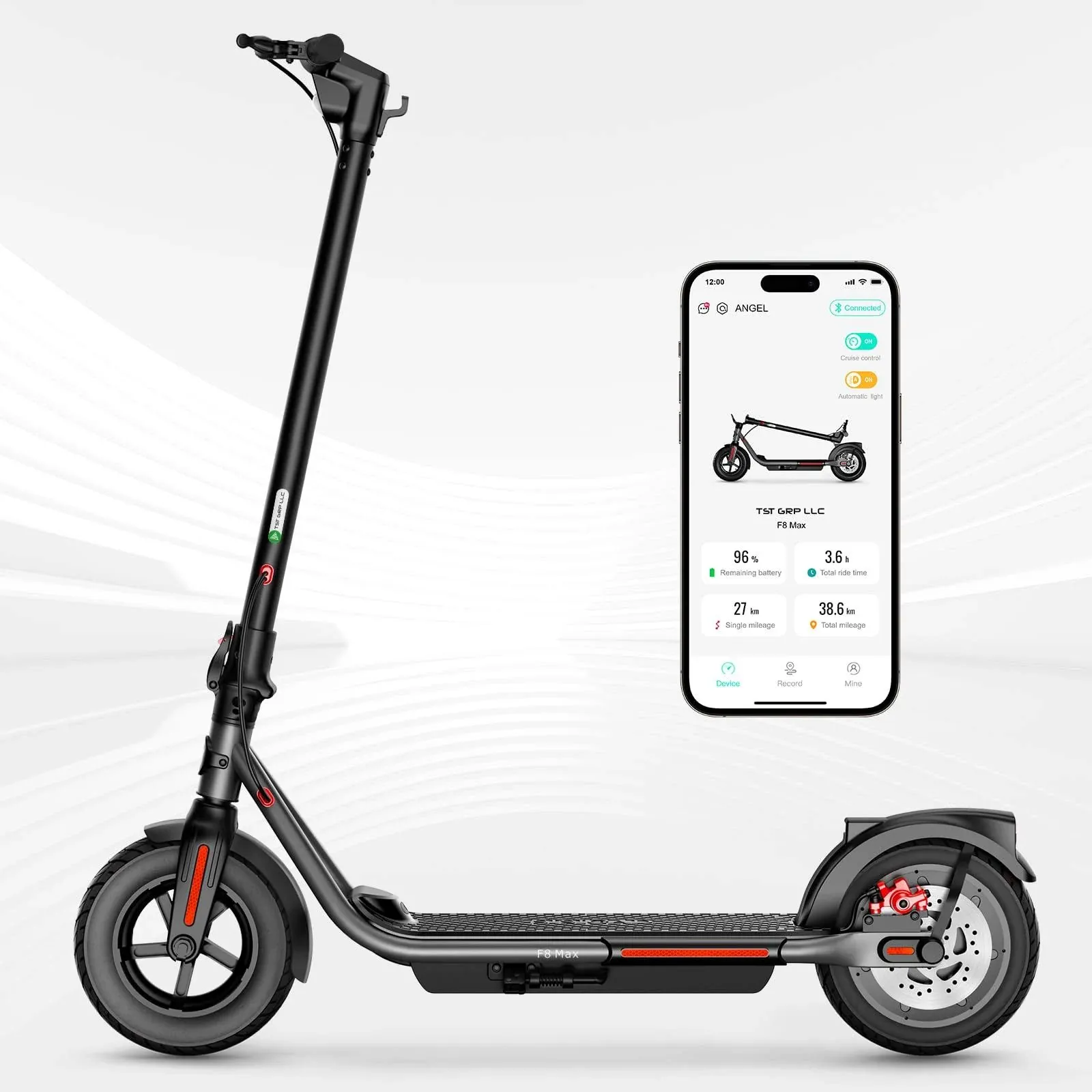 TST Electric Scooter, Up to 20/30 Miles Range Electric Scooter Adults, 19 MPH ...