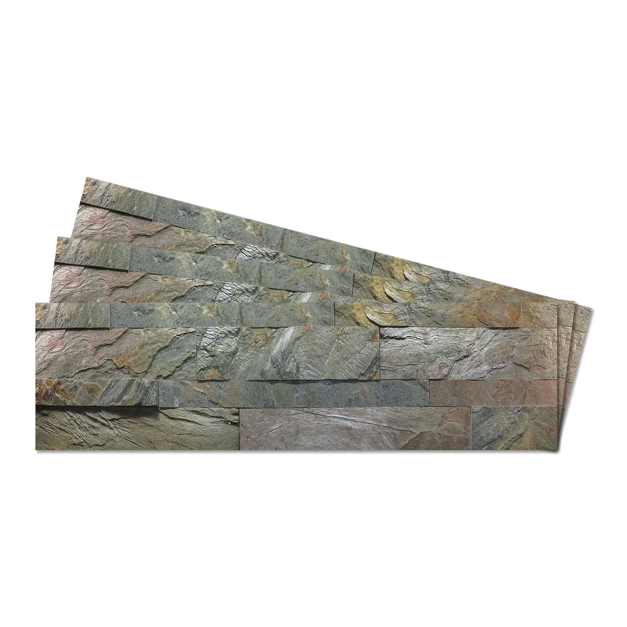 Stone-Flex Burning Forest 3D Peel & Stick Self-Adhesive Real Stone Tiles