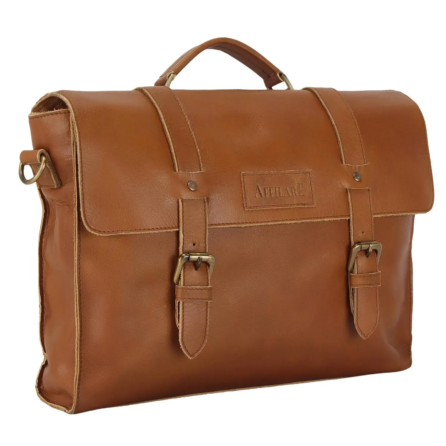 NEW Briefcase Leather Bag Messenger Men Handbag Genuine Case Business Portfolio