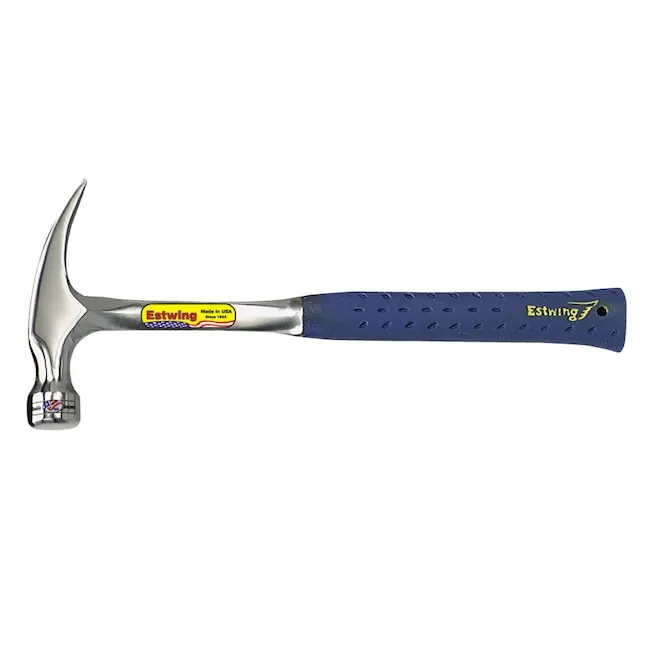 Hand Tools: Steel, Textured Grip, Steel Handle, 20 oz Head Wt, 14 in Overall Lg, 1 in Face Dia