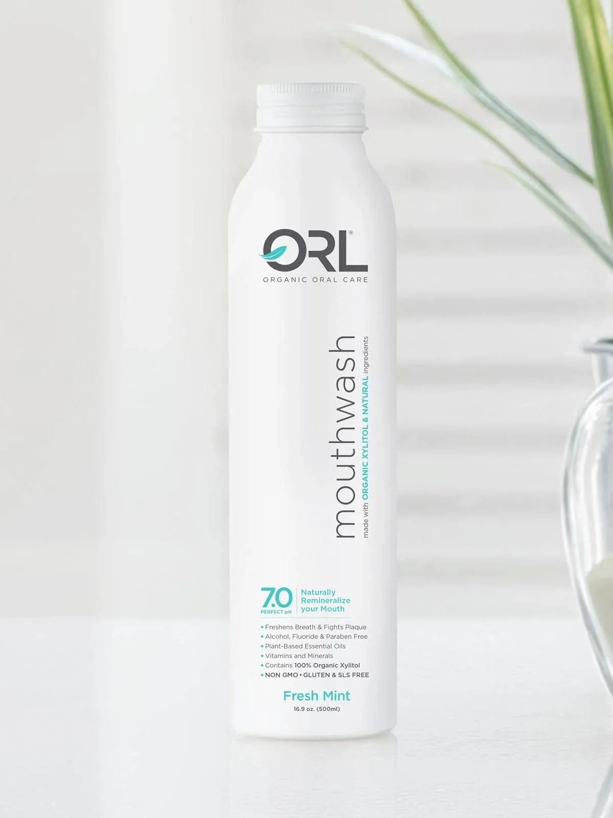 ORL Natural & Organic Mouthwash Uniquely Formulated to Clean Your Mouth Whiten Your Teeth Strengthen Tooth Enamel