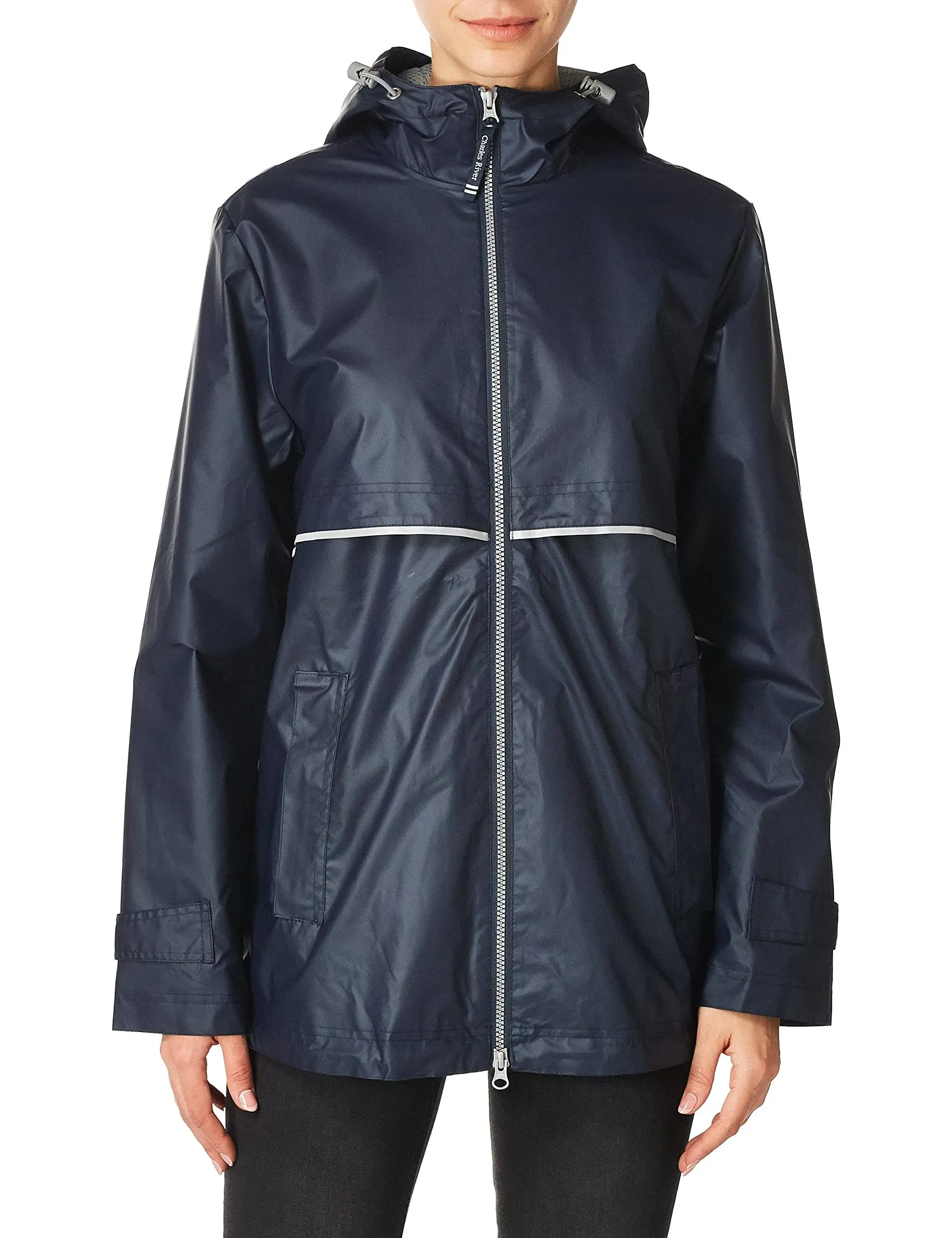 Charles River | New Englander Rain Jacket | Black