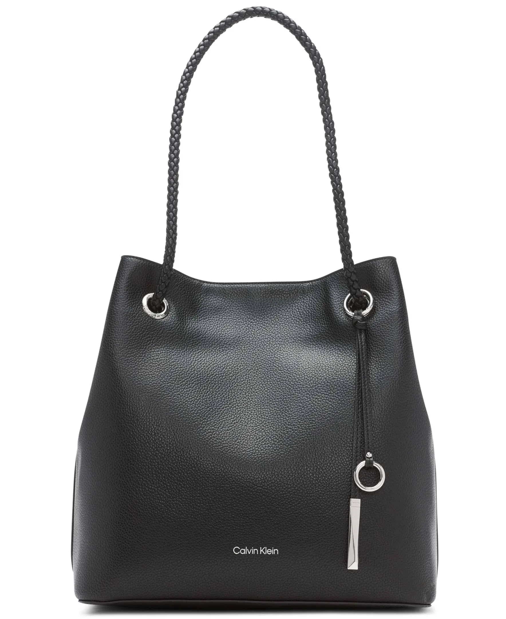 Calvin Klein Gabrianna Bubble Lamb North/South Key Item Tote