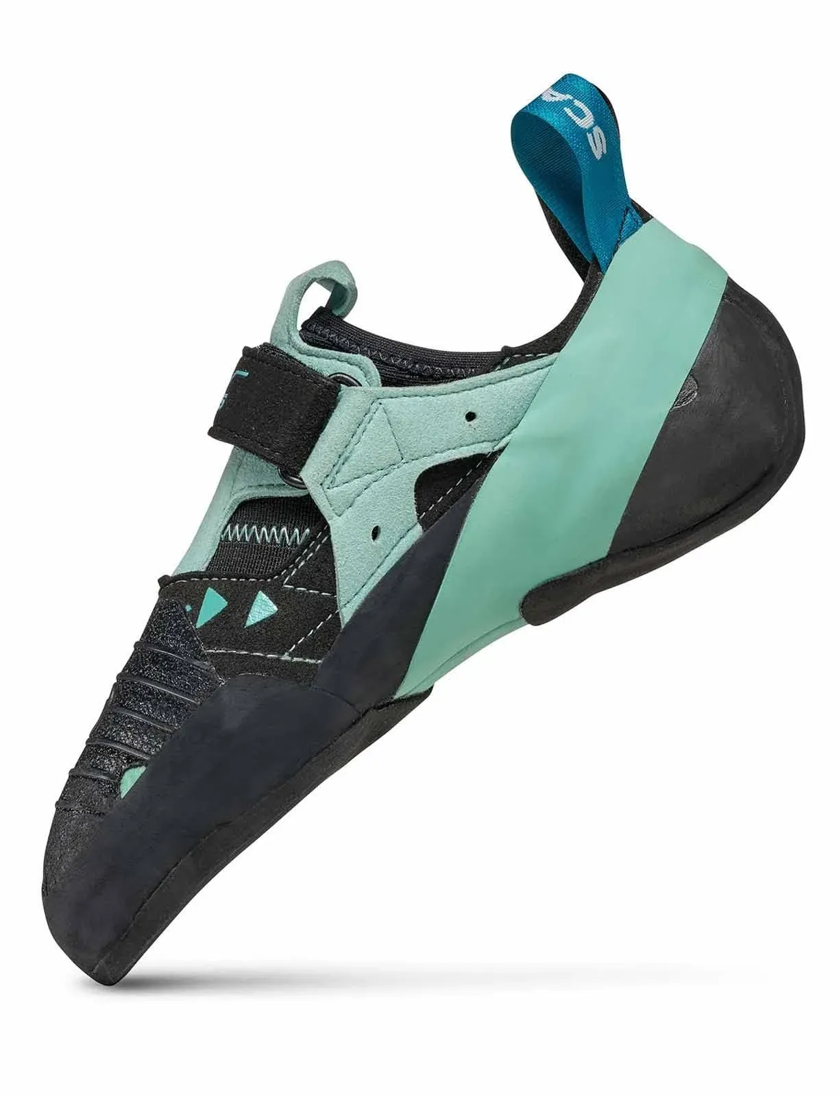 Scarpa Instinct Vs Climbing Shoe - Women&s Black/Aqua, 41.5