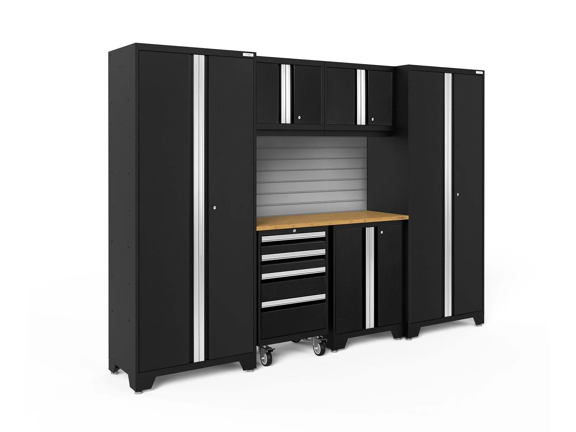 NewAge Products Bold Series 7 Piece Garage Cabinet Set