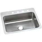 Elkay DSESR127224 Dayton Dual Mount 27 in. x 22 in. Single Bowl Sink (Stainless Steel)