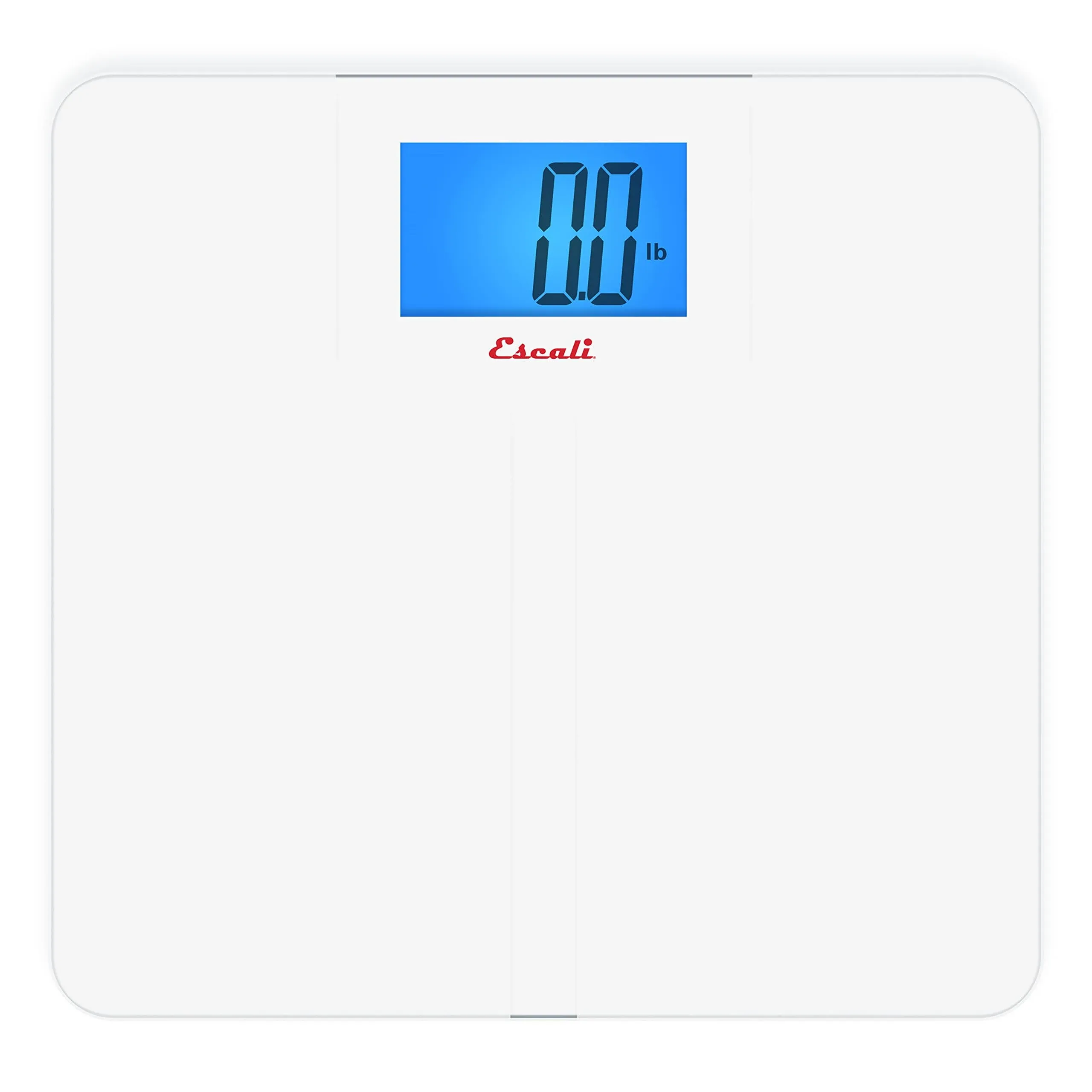 Escali High Capacity Anti-Slip Bathroom Scale - White