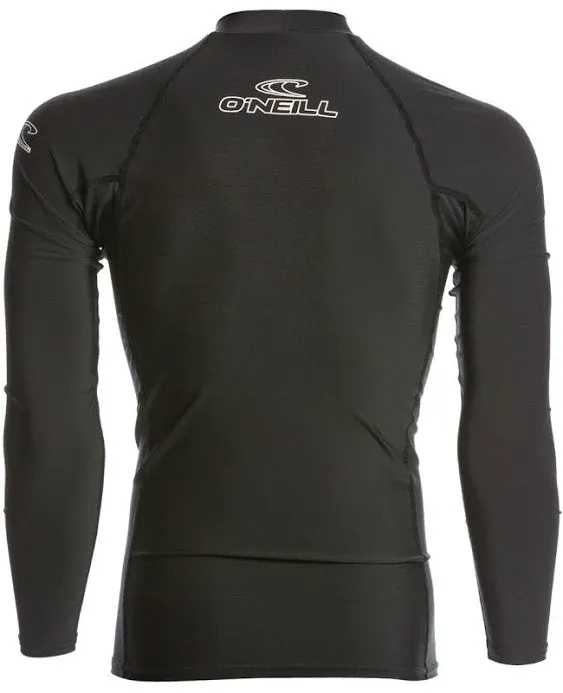 O'Neill Basic Skins 50+ Long-Sleeve Rashguard - Men's Black, XL