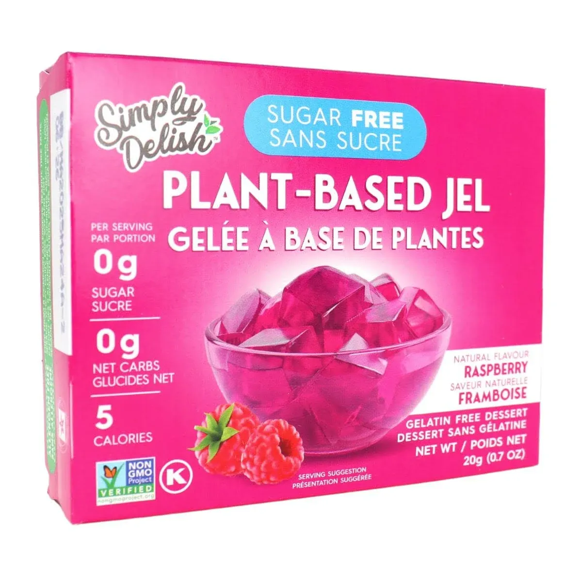 Simply Delish Raspberry Jel Dessert - 1.6 oz box