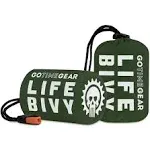 Go Time Gear Life Bivy Emergency Survival Shelter 2 Person Emergency Tent Use As Survival Tent, Emergency Shelter, Tube Tent, Survival Tarp - Green