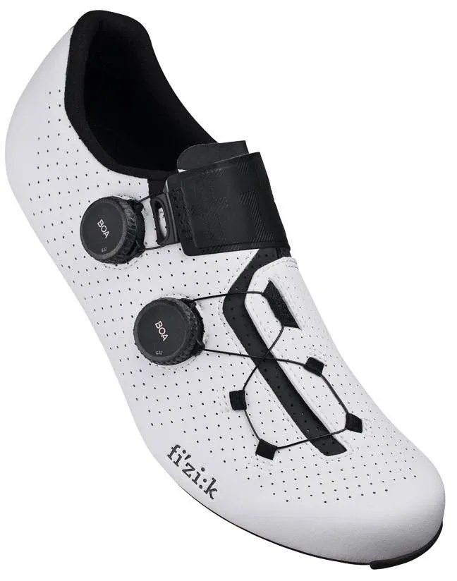 Fi'zi:k Vento Infinito Carbon 2 Cycling Shoe - Men's White/Black - Size: 12