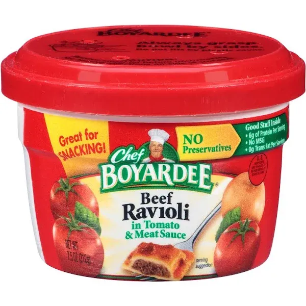 Chef Boyardee Beef Ravioli in Tomato & Meat Sauce - 7.5 oz